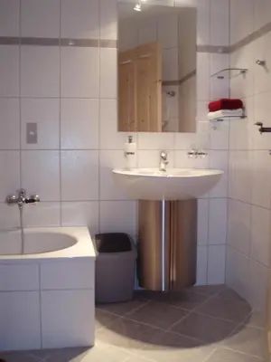 Ein Badezimmer in der Unterkunft Biobauernhof Schöttelbauer
