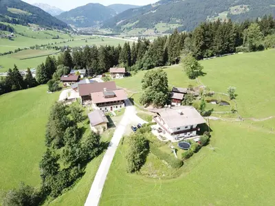 Naturlandschaft in der Nähe des Bauernhofs