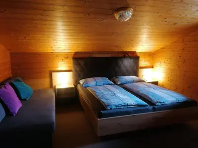 Ein Bett oder Betten in einem Zimmer der Unterkunft Steinerbauer