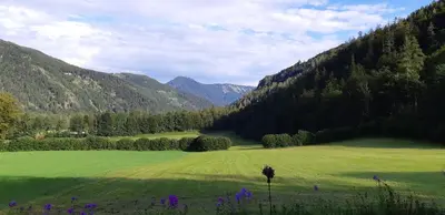 Naturlandschaft in der Nähe des Ferienhauses