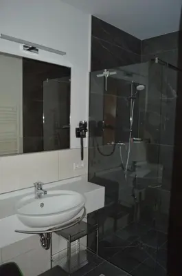 Ein Badezimmer in der Unterkunft Filzerlehen
