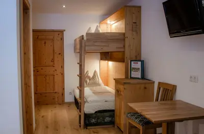 Ein Bett oder Betten in einem Zimmer der Unterkunft Bauernhof Krahlehen - B&B - Apartments