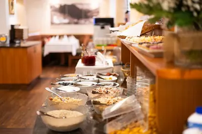 Essen im Hotel oder in der Nähe