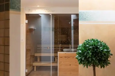 Ein Badezimmer in der Unterkunft Hotel Bischofsmütze