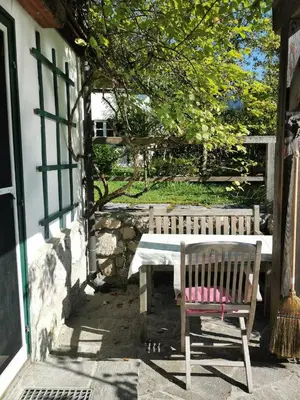 Ein Garten an der Unterkunft Franz Rudolf