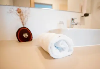 Ein Badezimmer in der Unterkunft SPES Hotel & Seminare