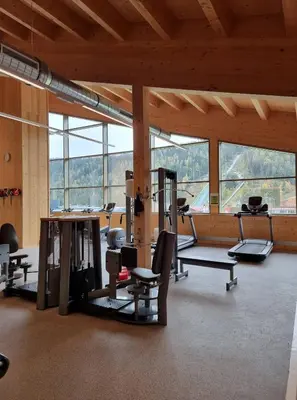 Das Fitnesscenter und/oder die Fitnesseinrichtungen in der Unterkunft Hotel Matschner