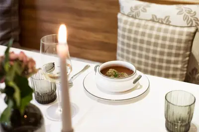 Ein Sitzbereich in der Unterkunft Boutique Hotel Aichinger