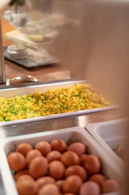 Essen im Hotel oder in der Nähe