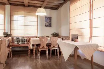 Ein Sitzbereich in der Unterkunft schaus Lüftenegger Ferienhaus