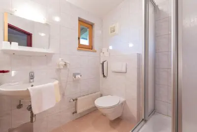 Ein Badezimmer in der Unterkunft Seiterhof