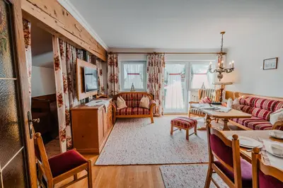 TV/Unterhaltungsangebot in der Unterkunft Ferienwohnung Floriani