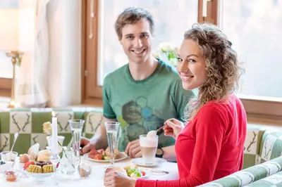 Essen in der Pension oder in der Nähe