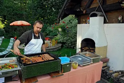 Essen in der Pension oder in der Nähe