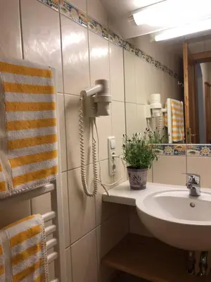 Ein Badezimmer in der Unterkunft Gasthof Botenwirt