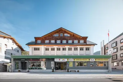 Das Gebäude in dem sich die Ferienwohnung befindet