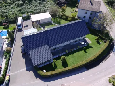 Das Gebäude in dem sich die Ferienwohnung befindet