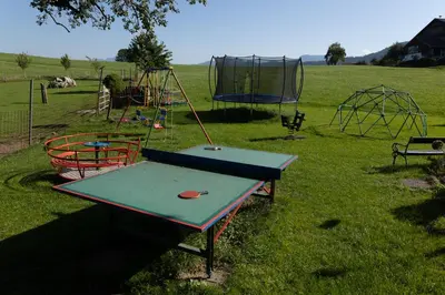 Ein Kinderspielbereich in der Unterkunft Pension Zenzlgut