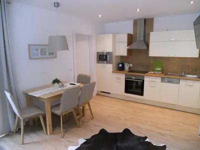 Küche/Küchenzeile in der Unterkunft Appartement Gschwandtner