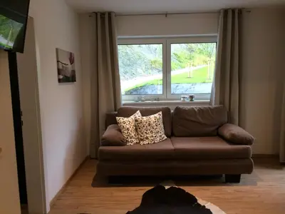 Ein Sitzbereich in der Unterkunft Appartement Gschwandtner