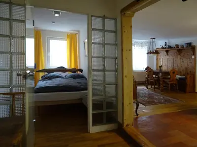 Ein Bett oder Betten in einem Zimmer der Unterkunft Apartment Center
