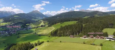 Naturlandschaft in der Nähe des Chalets
