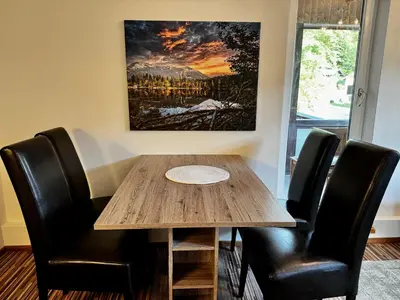 Ein Sitzbereich in der Unterkunft Apartment Ausseerland - willkommen bei Freunden