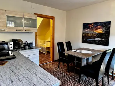 Ein Sitzbereich in der Unterkunft Apartment Ausseerland - willkommen bei Freunden