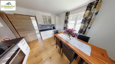 Küche/Küchenzeile in der Unterkunft Apartementhaus Schöndorfer