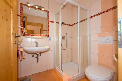 Ein Badezimmer in der Unterkunft Maria's Sonnenquartier