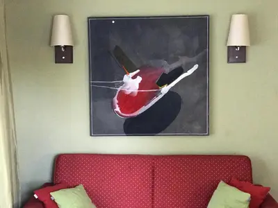 Ein Sitzbereich in der Unterkunft Appartements Unterdorfer