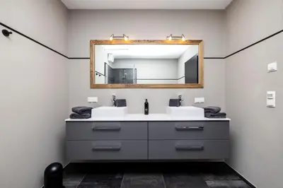 Ein Badezimmer in der Unterkunft Landhaus Rustika