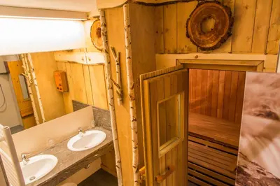 Ein Badezimmer in der Unterkunft Appartement Alpenfex