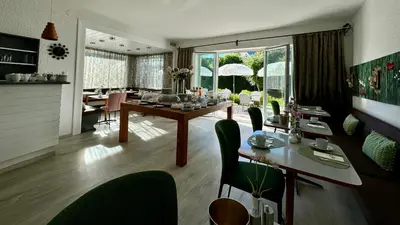 Ein Sitzbereich in der Unterkunft Boutique Hotel Oase