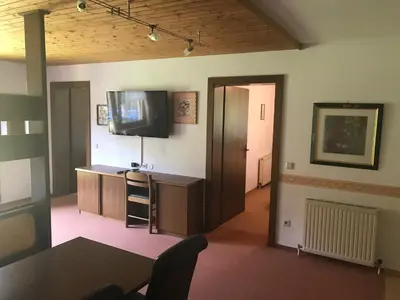 TV/Unterhaltungsangebot in der Unterkunft Appartements Landhaus Monika Jäger