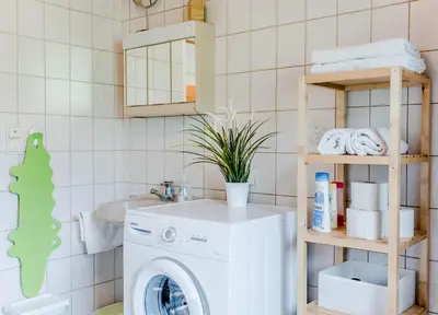 Ein Badezimmer in der Unterkunft Ferienhaus Mountain View