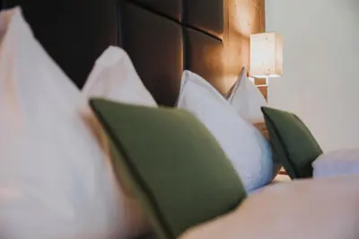 Ein Bett oder Betten in einem Zimmer der Unterkunft Appartements Wieshof