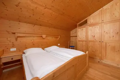 Ein Bett oder Betten in einem Zimmer der Unterkunft Ferienhaus Andreas