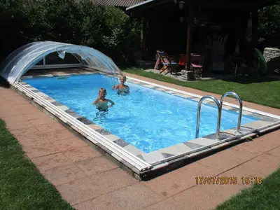 Der Swimmingpool an oder in der Nähe von Gästehaus Schwaiger
