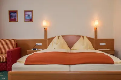 Ein Bett oder Betten in einem Zimmer der Unterkunft Pension Elisabeth