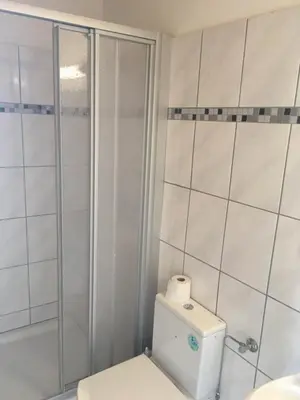 Ein Badezimmer in der Unterkunft Gästehaus Lemmerer