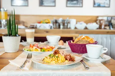 Essen im Hotel oder in der Nähe