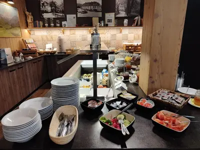 Essen im Hotel oder in der Nähe