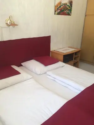 Ein Bett oder Betten in einem Zimmer der Unterkunft Ferienwohnung Salchegger