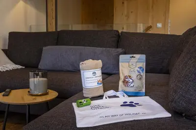 Ein Sitzbereich in der Unterkunft Vitalhof am Kreischberg by ALPS RESORTS