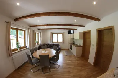 Küche/Küchenzeile in der Unterkunft Chalet Ferienhaus Radmer