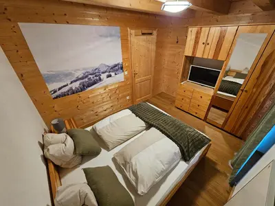 Ein Bett oder Betten in einem Zimmer der Unterkunft Almhütte Lachtal