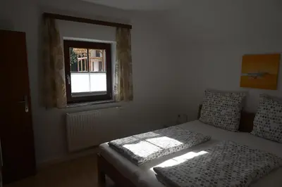 Ein Bett oder Betten in einem Zimmer der Unterkunft Ferienhaus Humer
