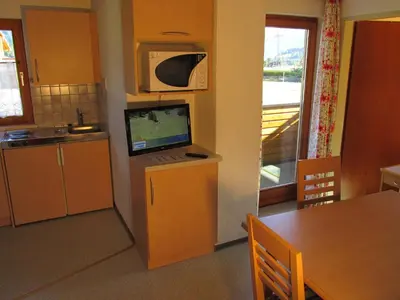 Küche/Küchenzeile in der Unterkunft Ferienhaus Fallenegger