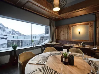 Ein Sitzbereich in der Unterkunft PLACES Obertauern by Valamar